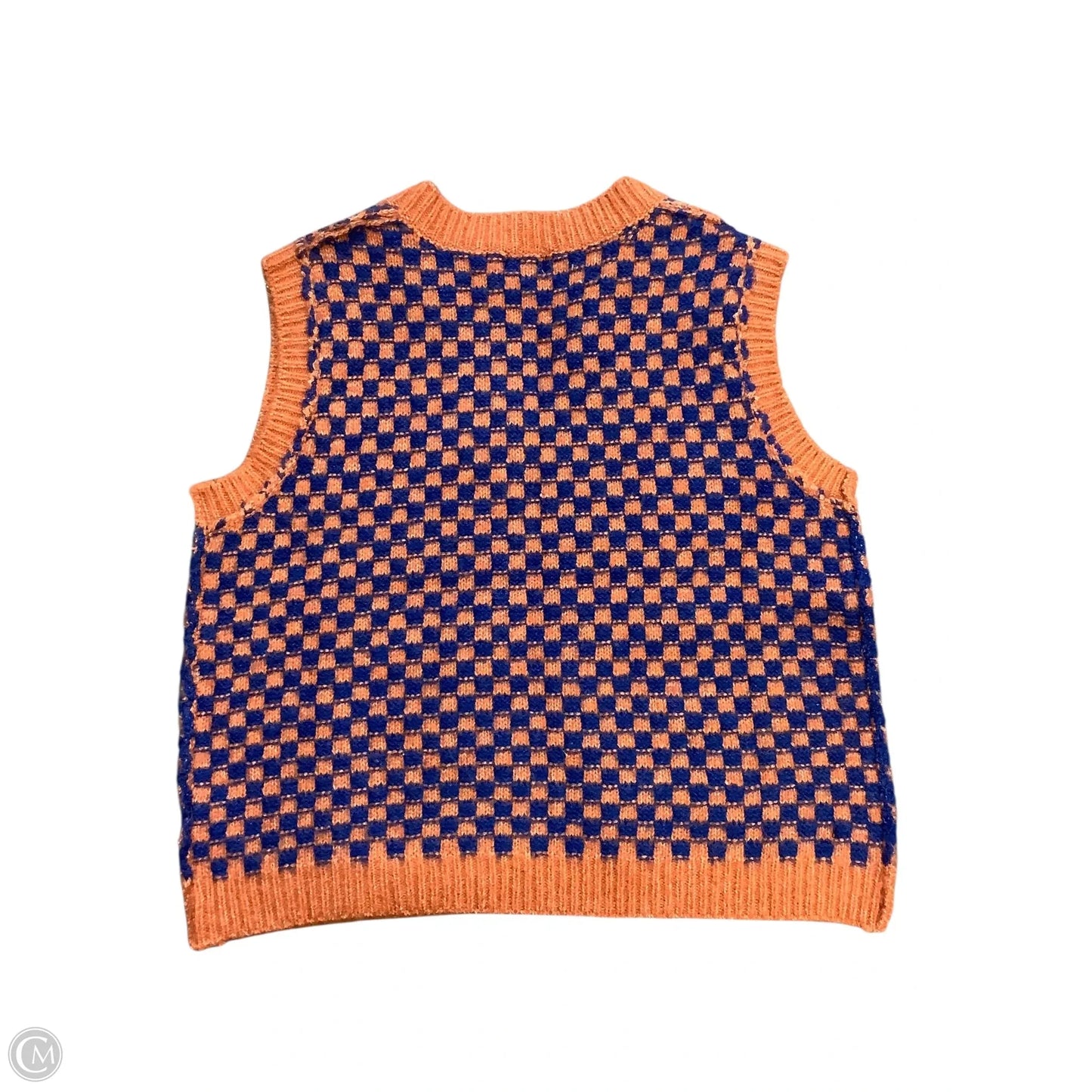 Vest Sweater By Pol In Orange, Size: M