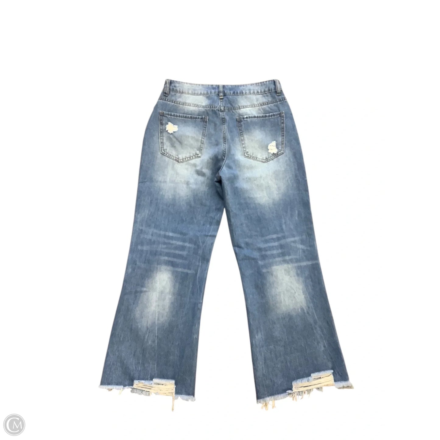 Jeans Cropped By Clothes Mentor In Blue, Size: S