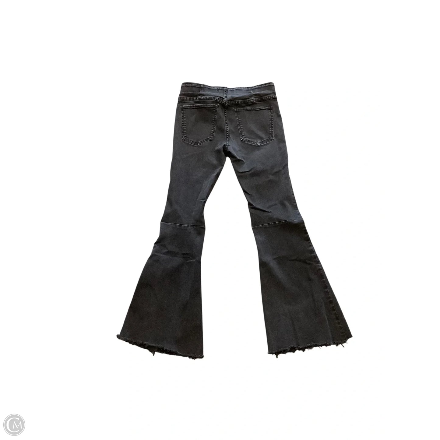 Jeans Flared By Free People In Black, Size: 4 (27)