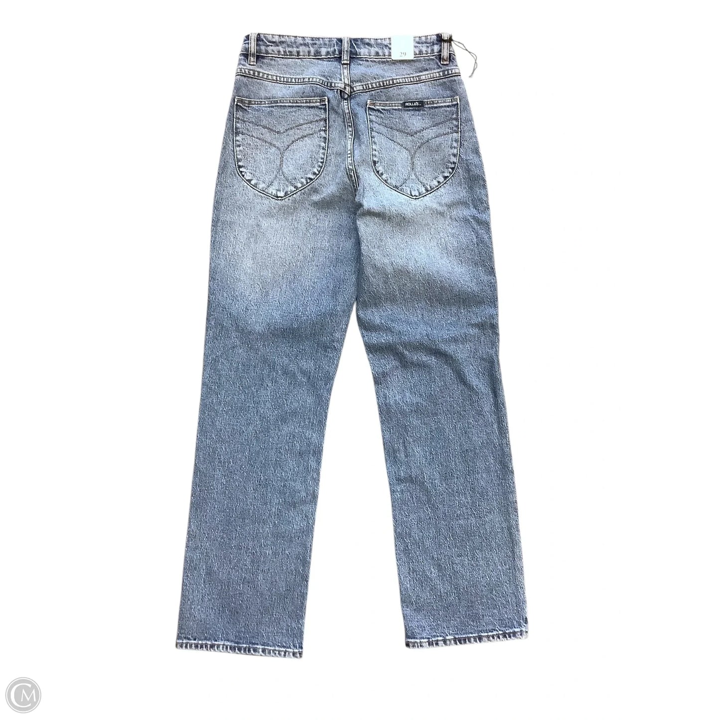 Jeans Straight By Rollas In Blue Denim, Size: 8