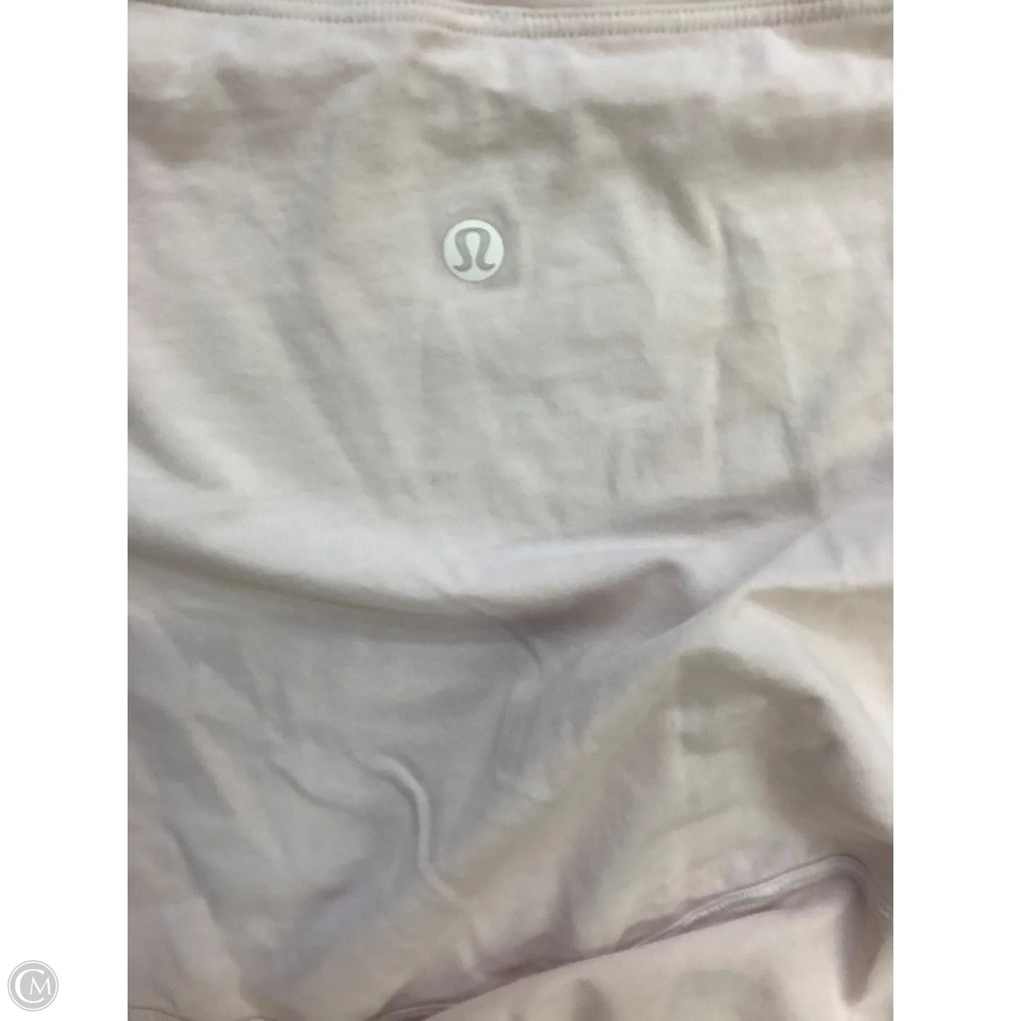 Athletic Top Long Sleeve Collar By Lululemon In Pink, Size: Osfm