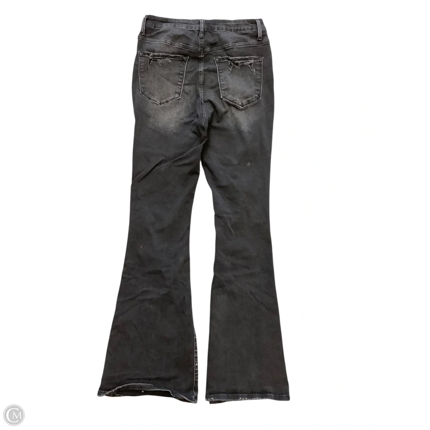Jeans Flared By Vervet In Black Denim, Size: 8(29)