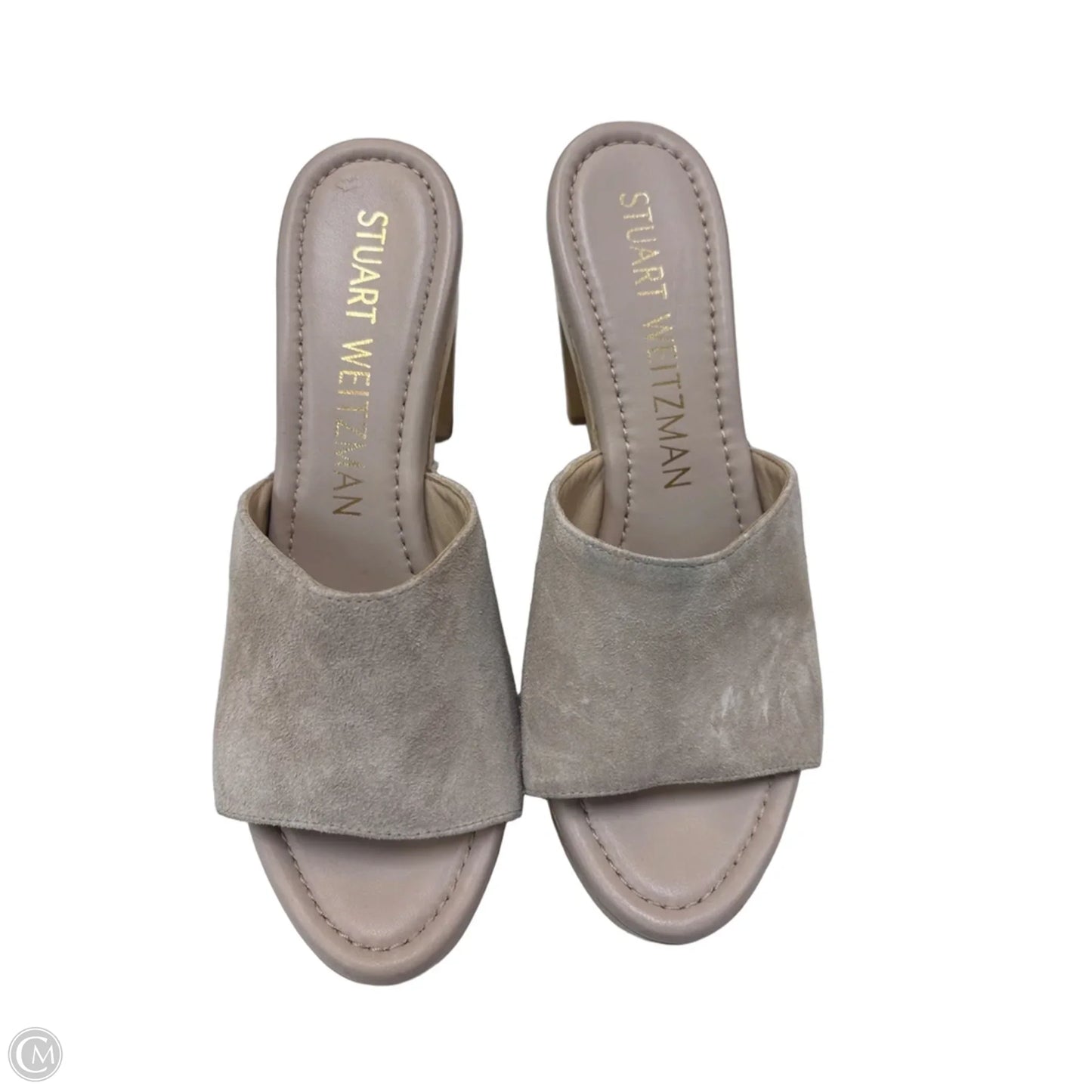 Shoes Designer By Stuart Weitzman In Beige, Size: 8