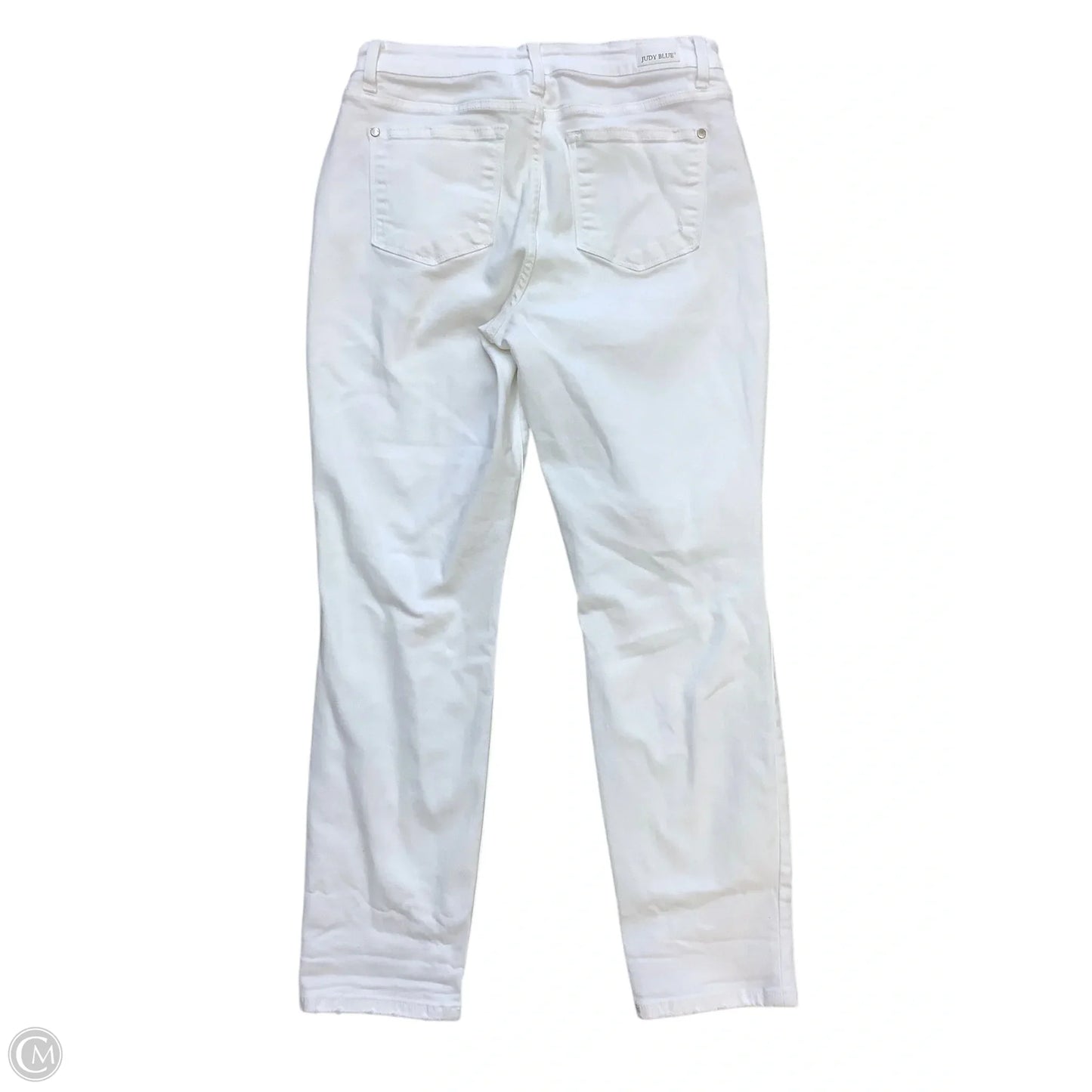 Jeans Boyfriend By Judy Blue In White Denim, Size: 8/9(29)