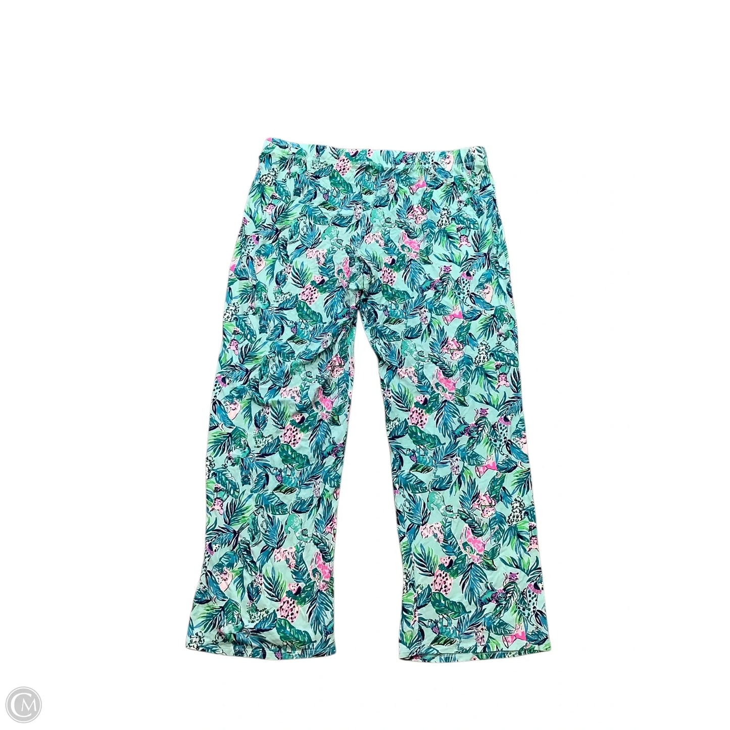Pants Designer By Lilly Pulitzer In Floral Print, Size: Xl