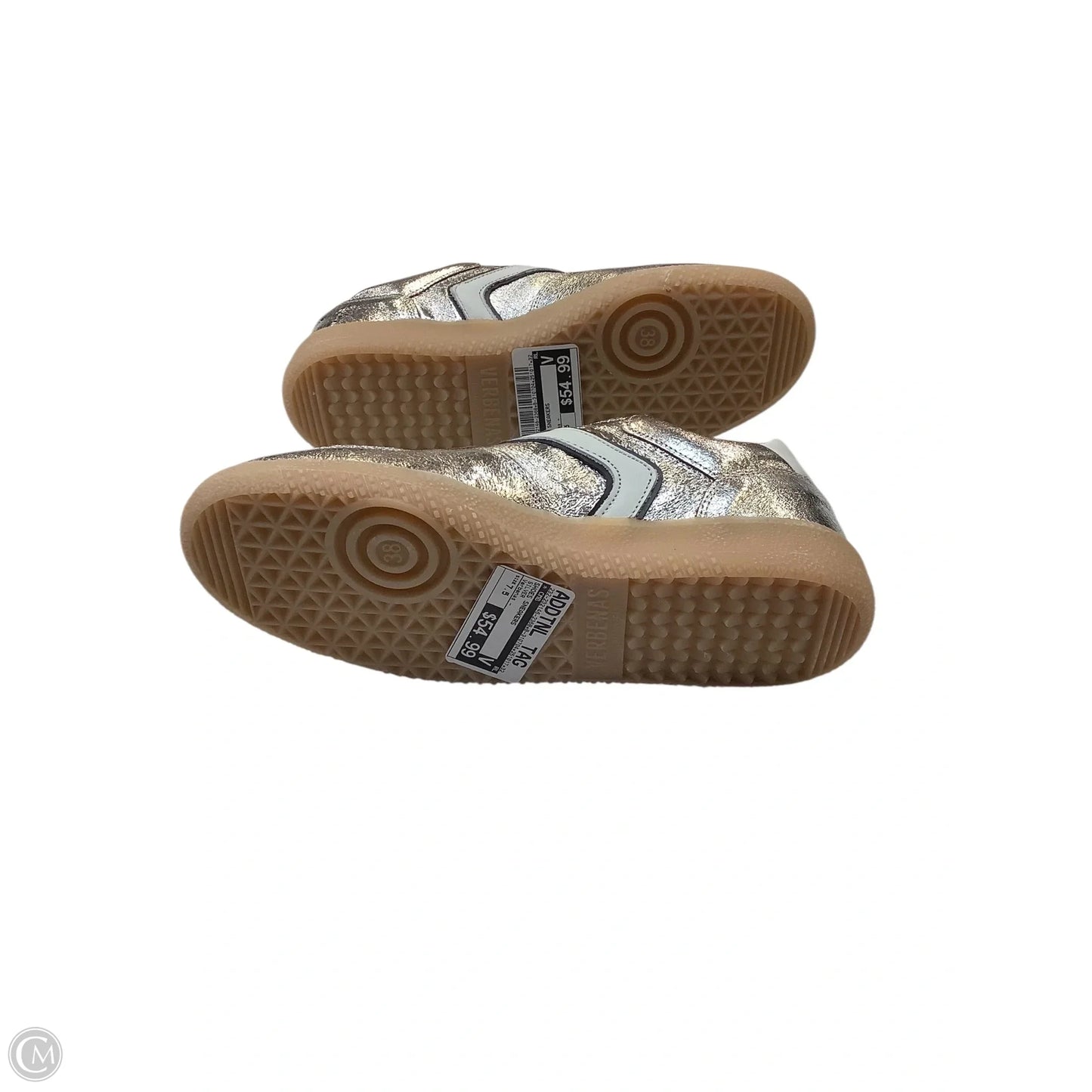 Shoes Sneakers By Cmb In Silver, Size: 7.5