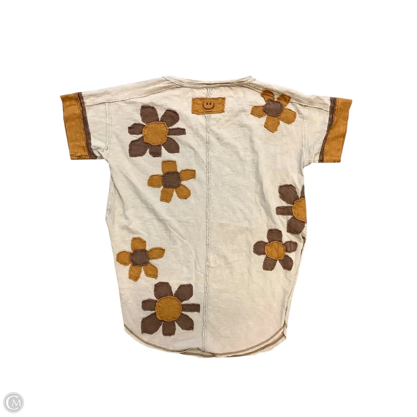 Dress/Tunic Casual Short By Oli & Hali In Tan, Size: M