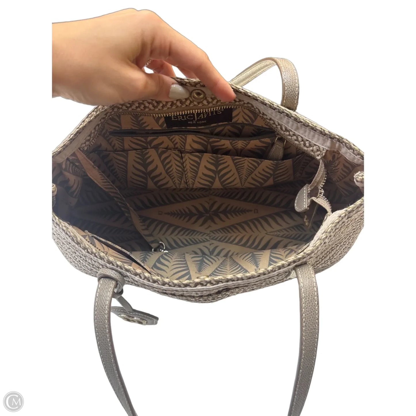 Handbag By Eric Javitz, Size: Medium