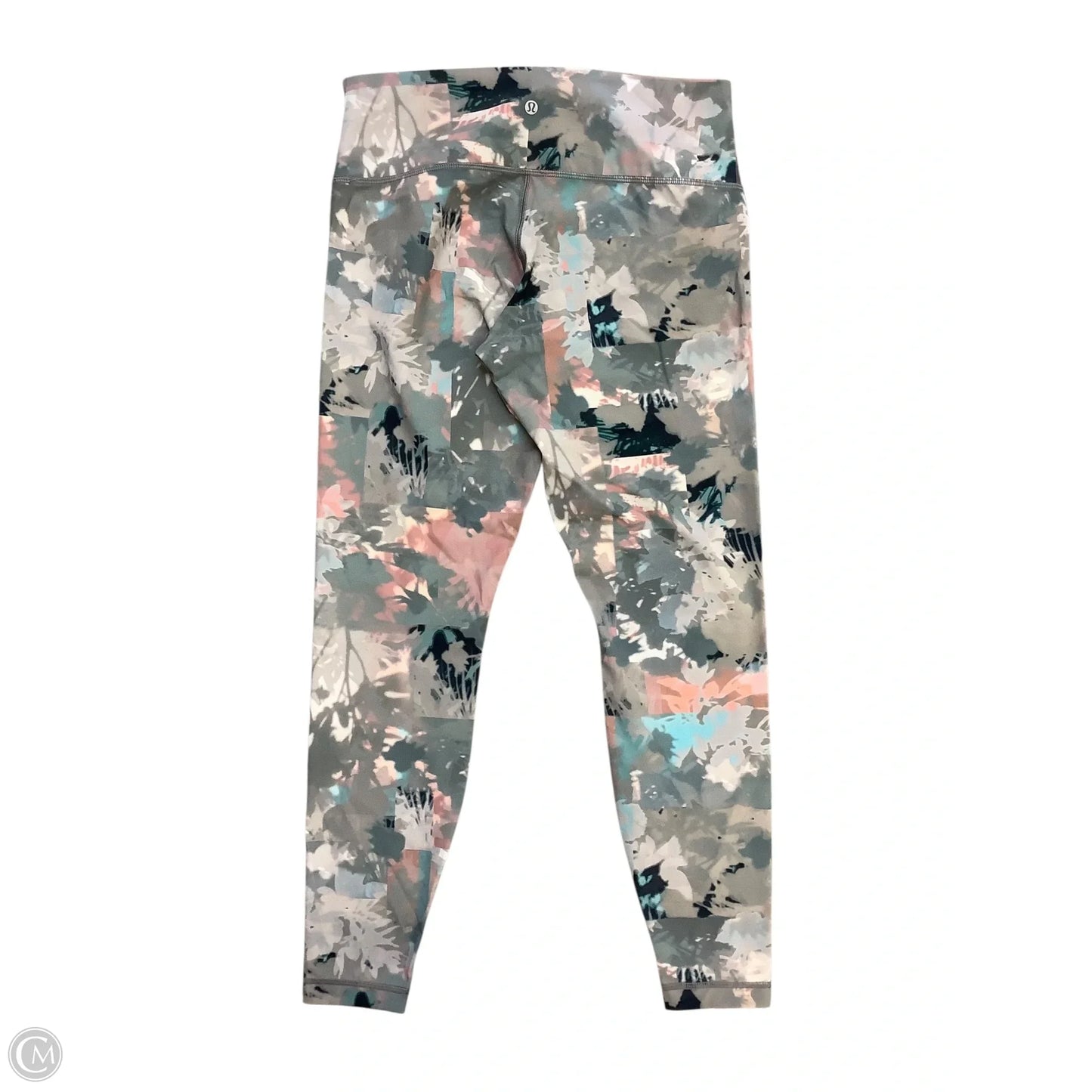 Athletic Leggings By Lululemon In Multi-colored, Size: 12