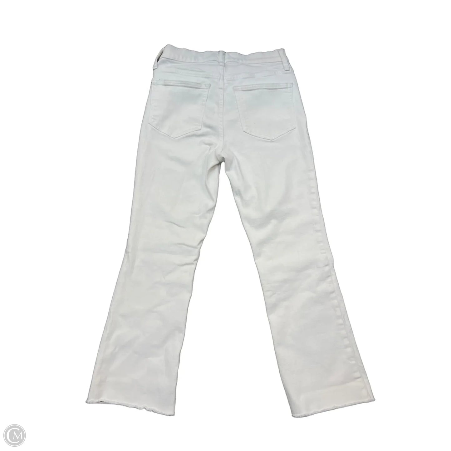 Jeans Cropped By J. Crew In White, Size: 28