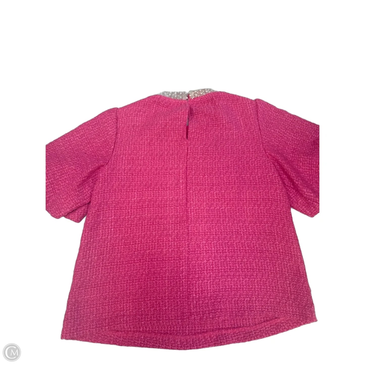 Top Short Sleeve By Voy In Pink, Size: S
