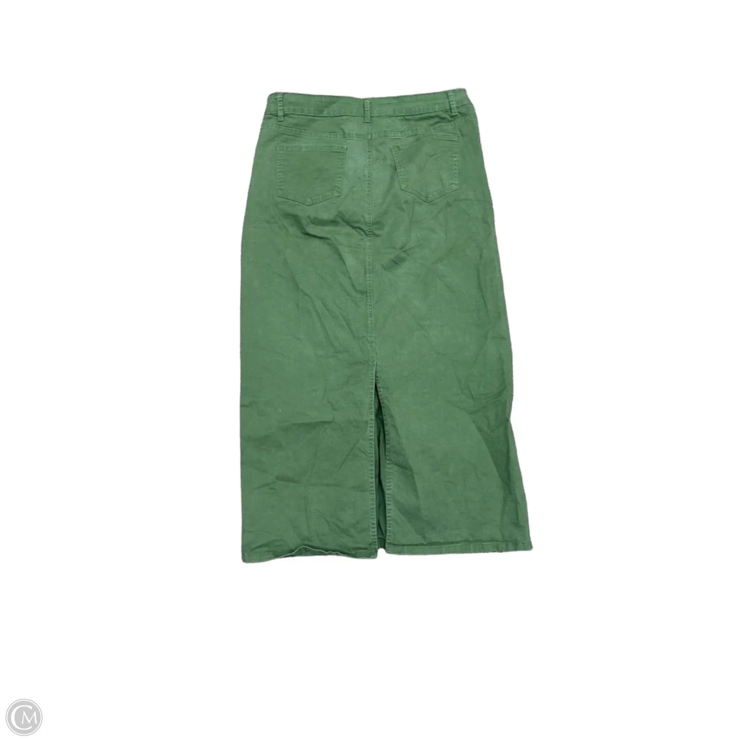 Skirt Maxi By Clothes Mentor In Green, Size: 14