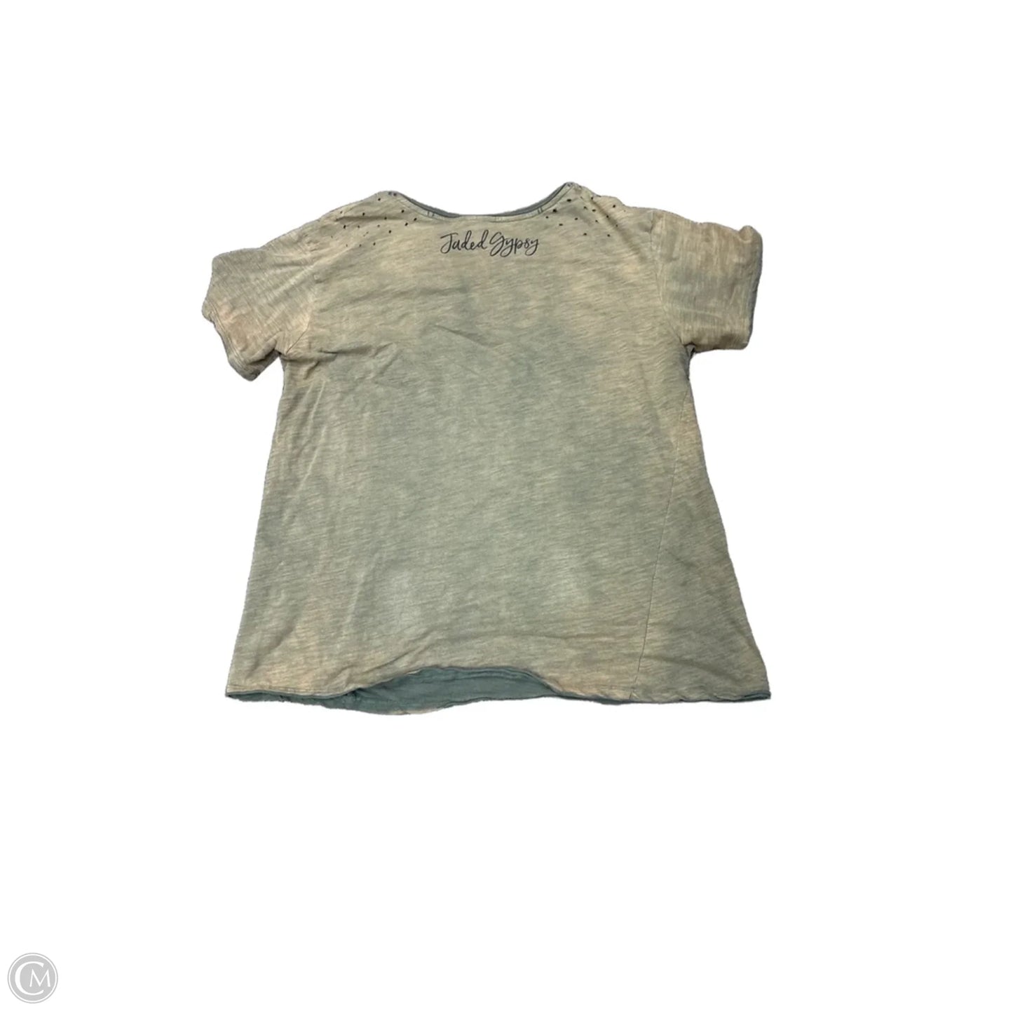 Top Short Sleeve By Clothes Mentor In Green, Size: L