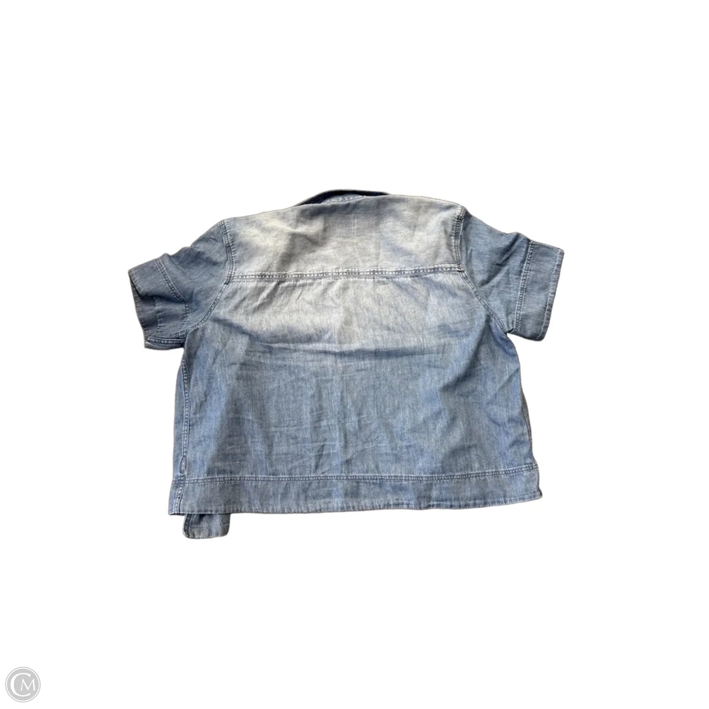 Top Short Sleeve By Lola River In Blue, Size: Xl