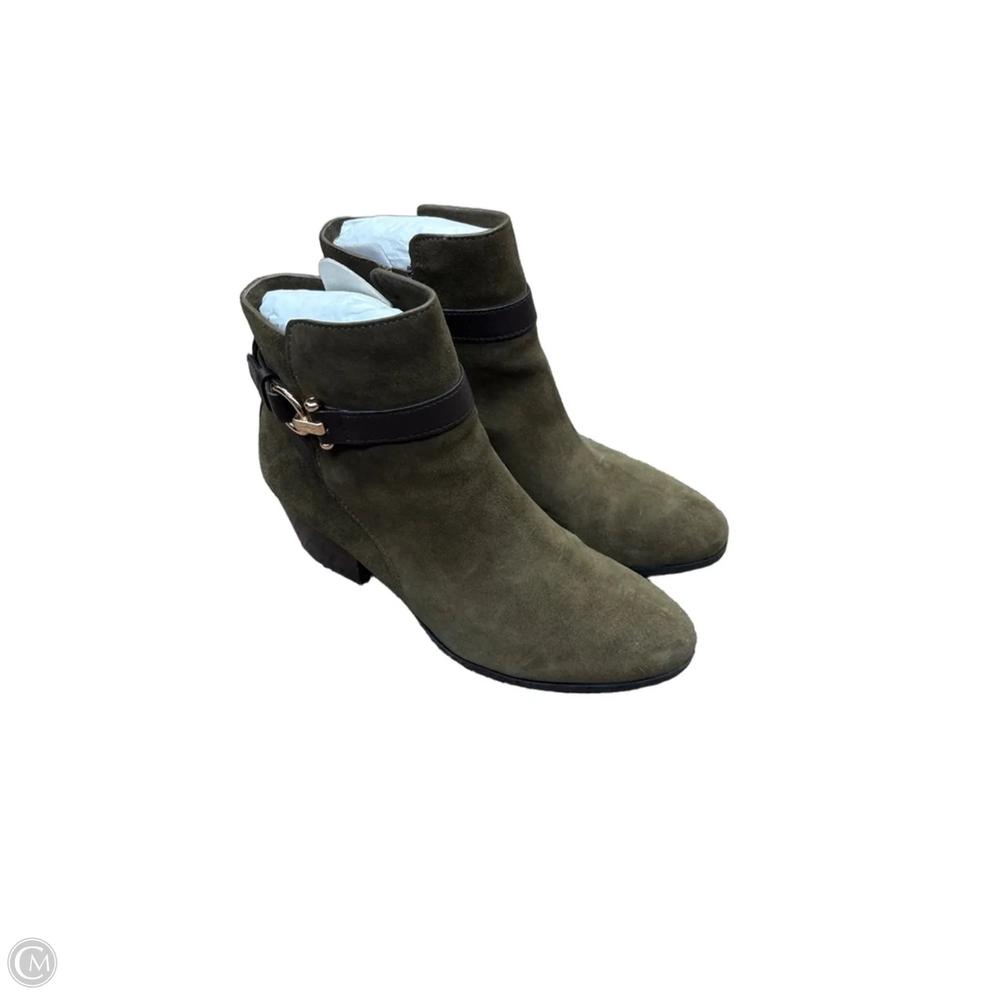 Boots Designer By Coach In Green, Size: 7