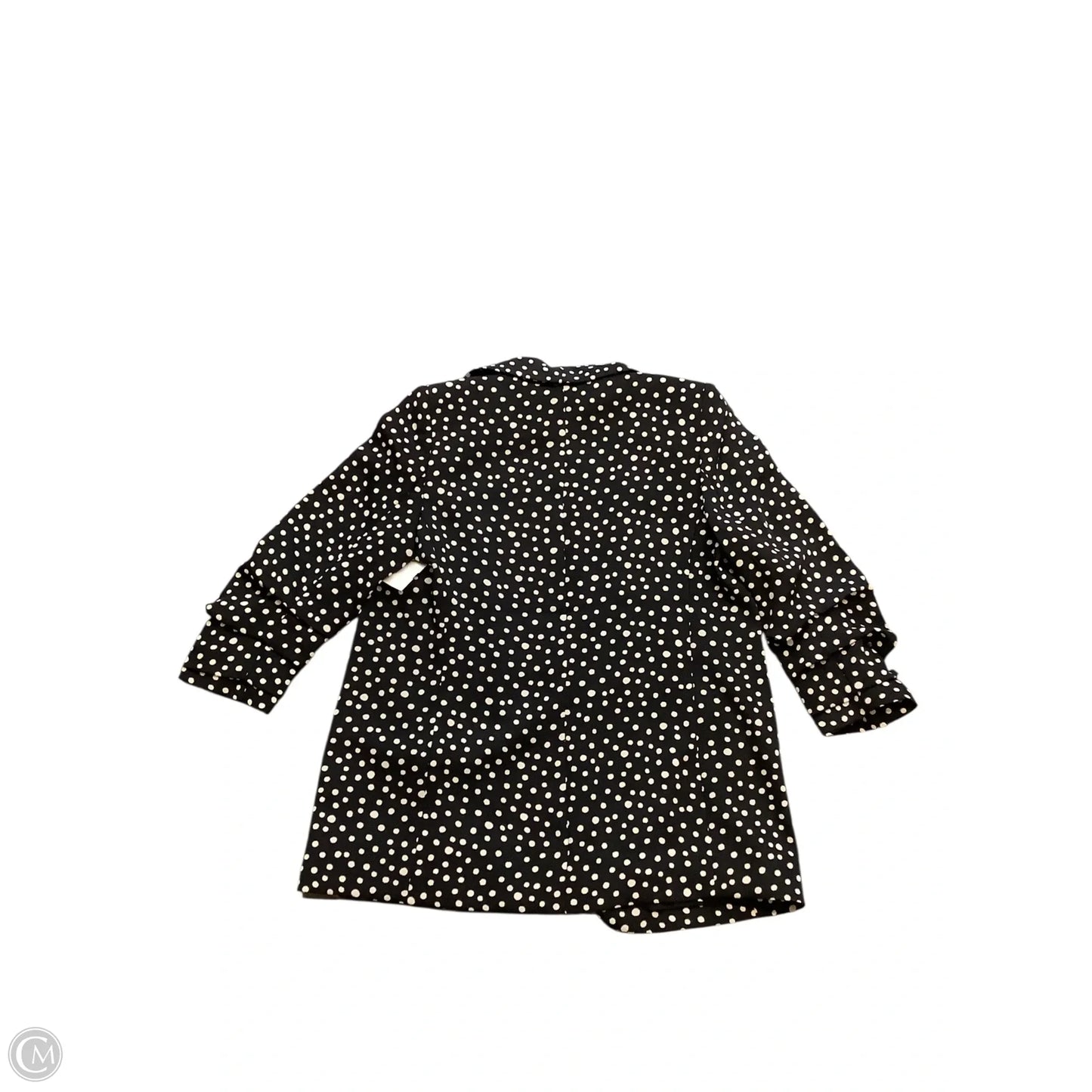 Blazer By Chicos In Black & Cream, Size: S