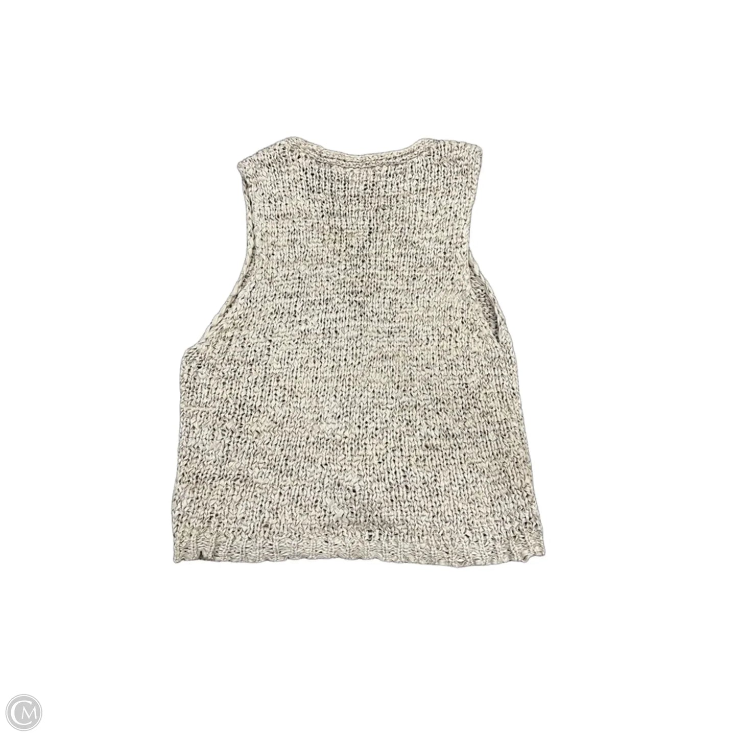 Vest Sweater By Ana In Tan, Size: L