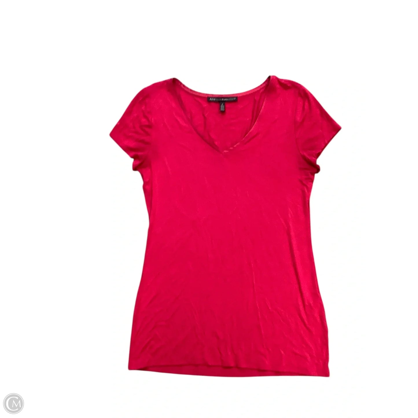 Top Short Sleeve Basic By White House Black Market In Pink, Size: S