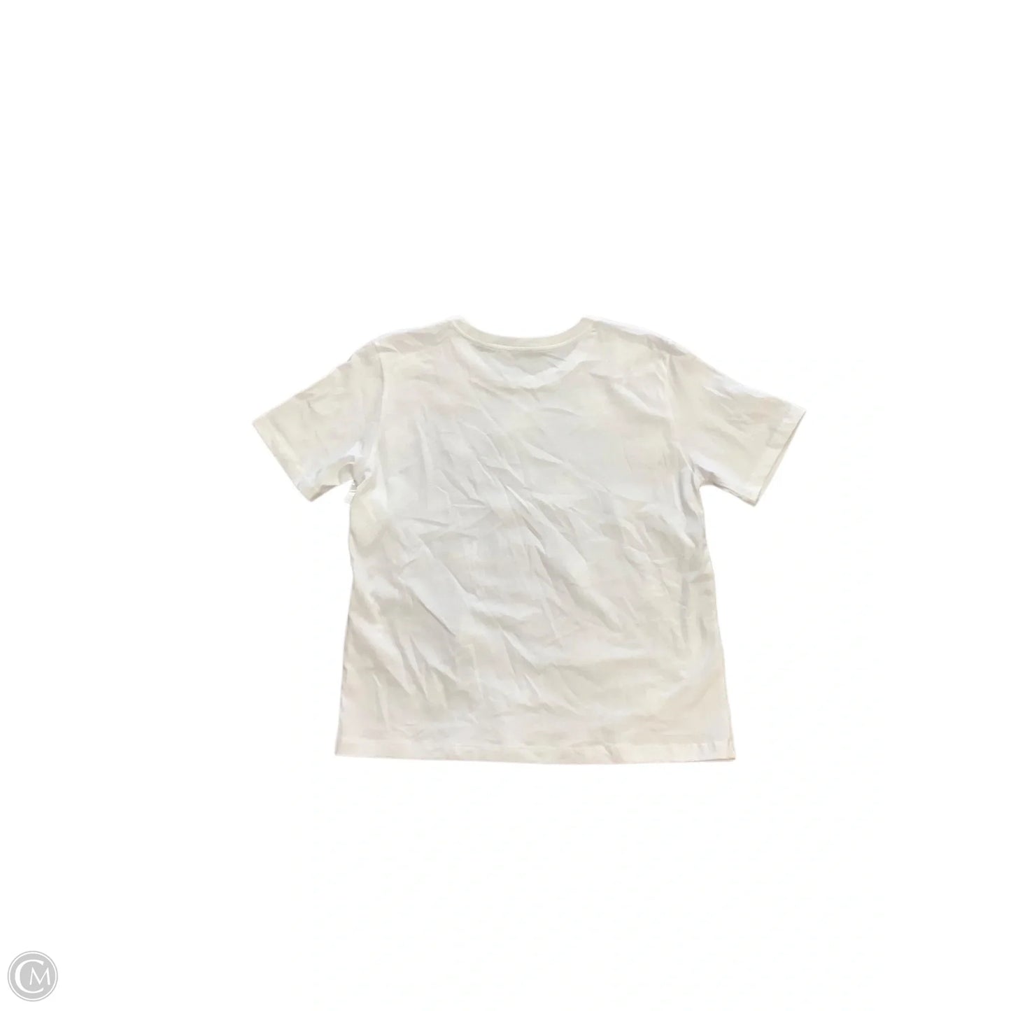 Top Short Sleeve By Elliott Lauren In White, Size: M