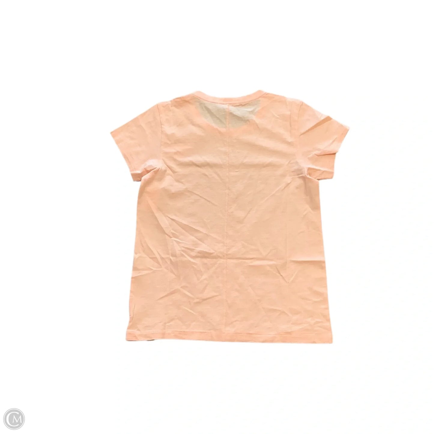Top Short Sleeve By Rag And Bone In Orange, Size: M