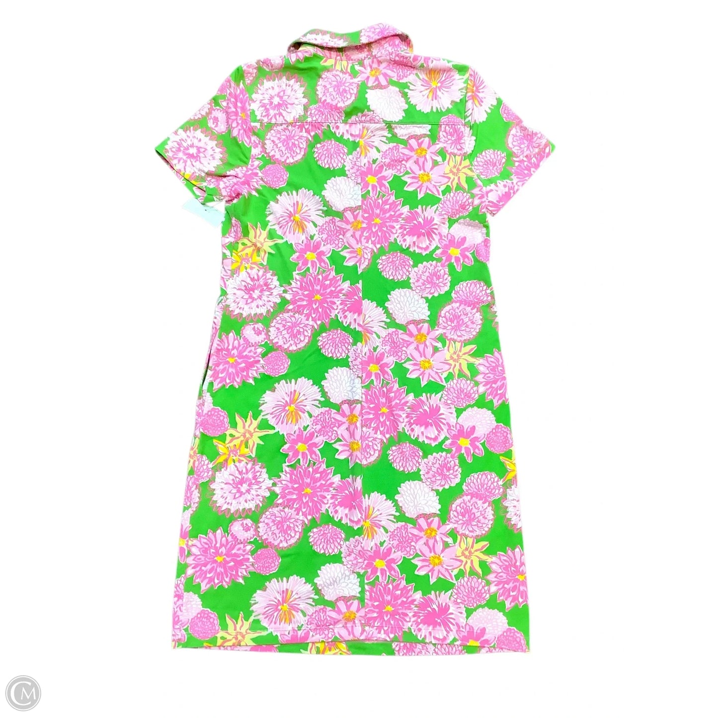 Dress Designer By Lilly Pulitzer In Green & Pink, Size: S