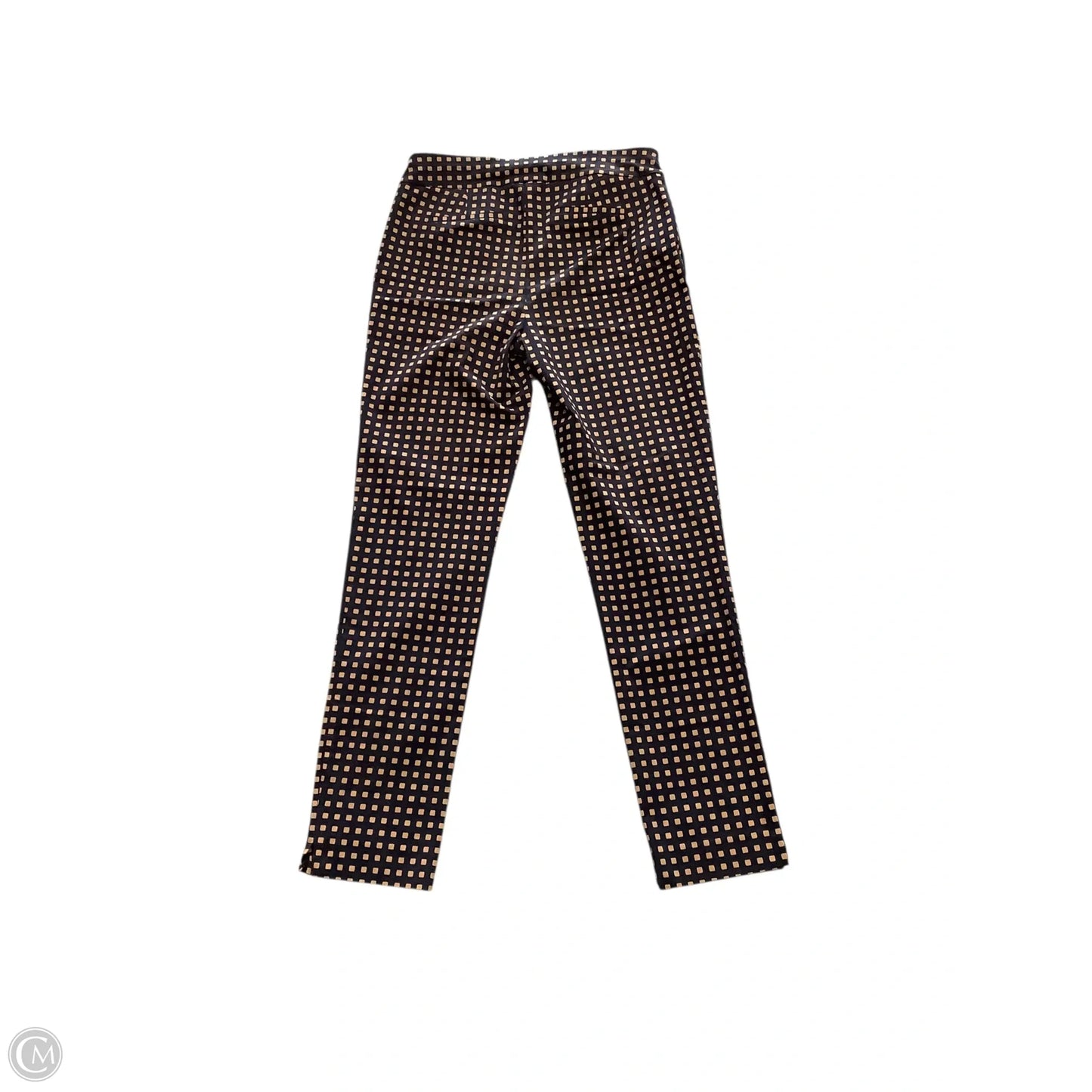 Pants Dress By Chicos In Blue & Brown, Size: 6l