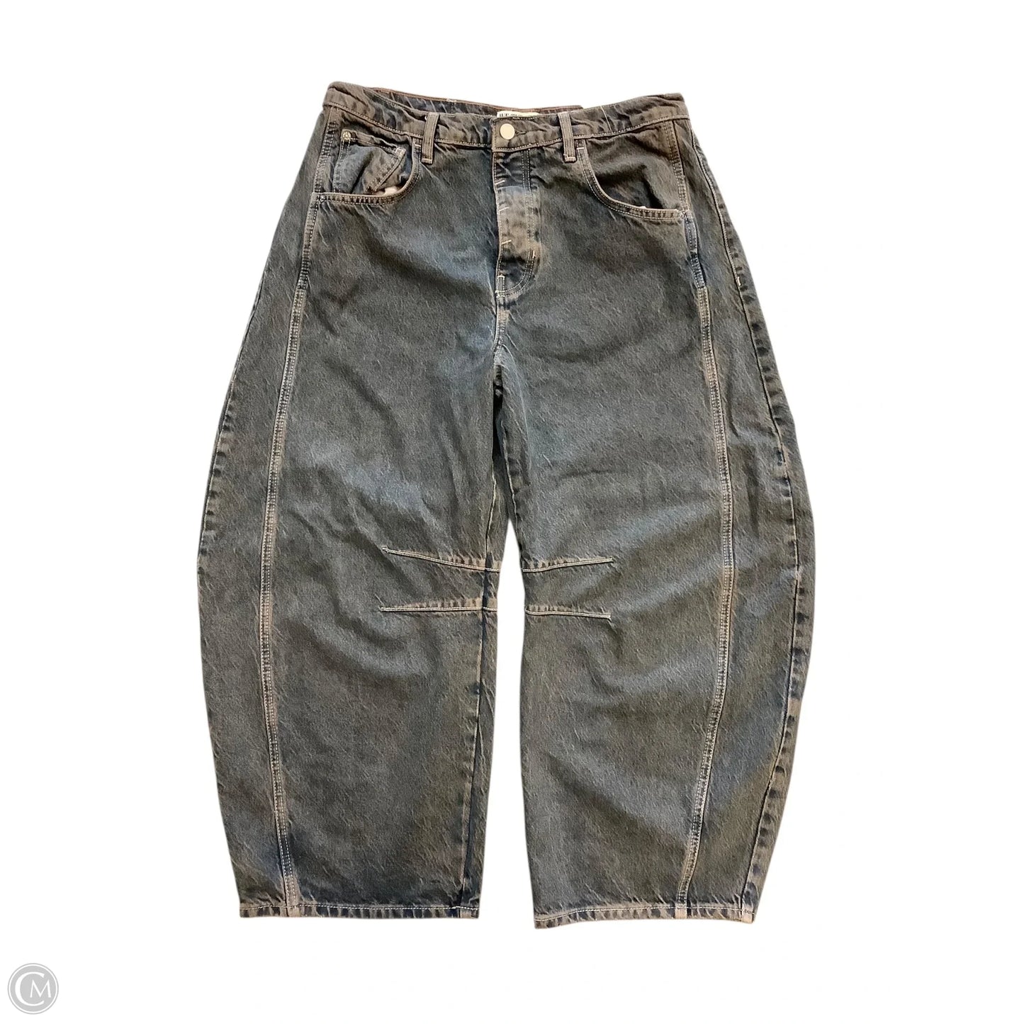 Jeans Wide Leg By We The Free In Blue Denim, Size: 10(30)