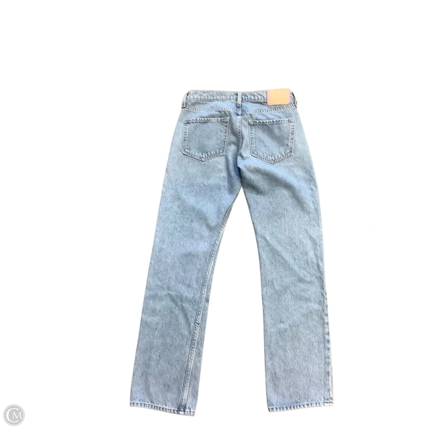 Jeans Straight By Mother In Blue Denim, Size: 6