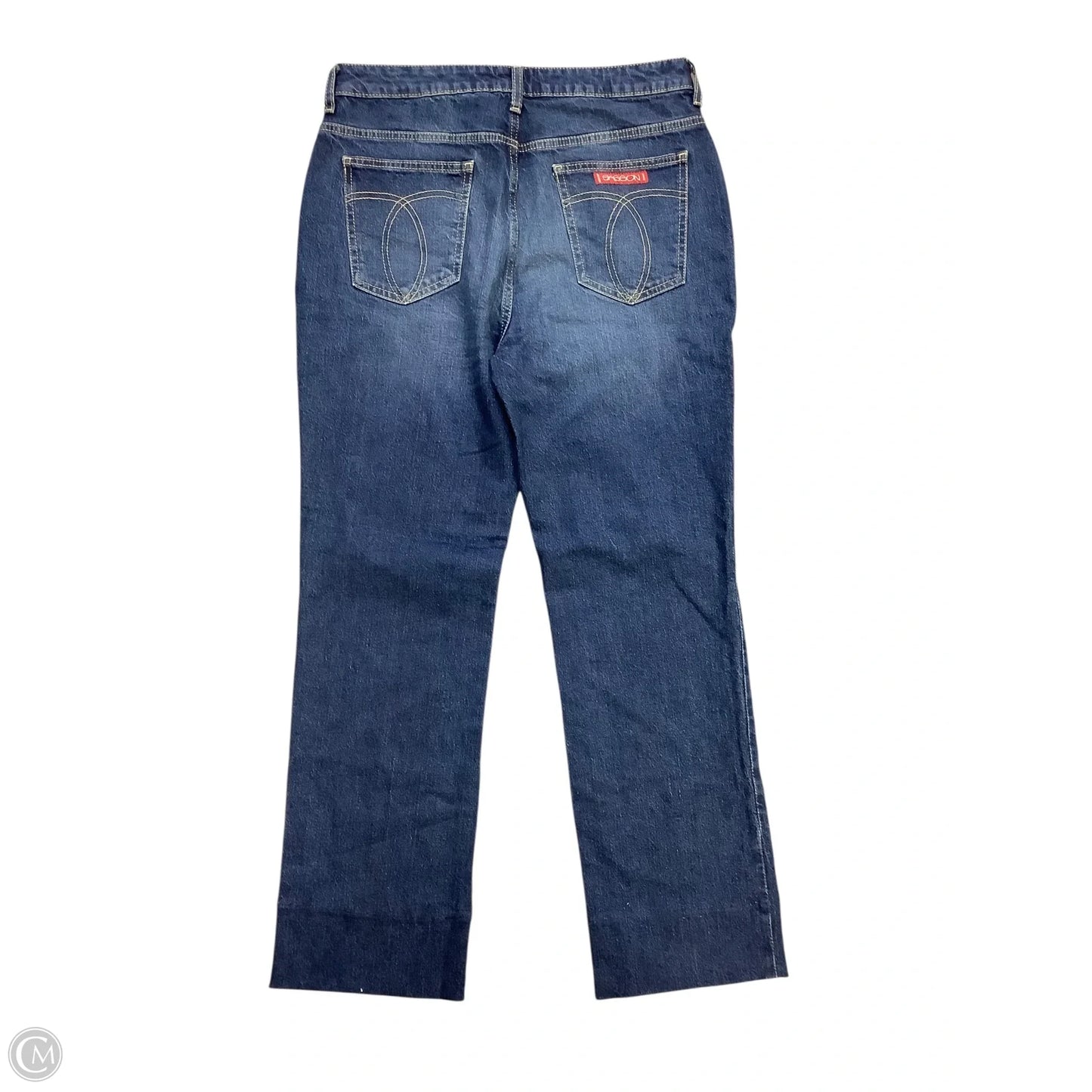 Jeans Boot Cut By Johnny Was In Blue Denim, Size: 14(32)