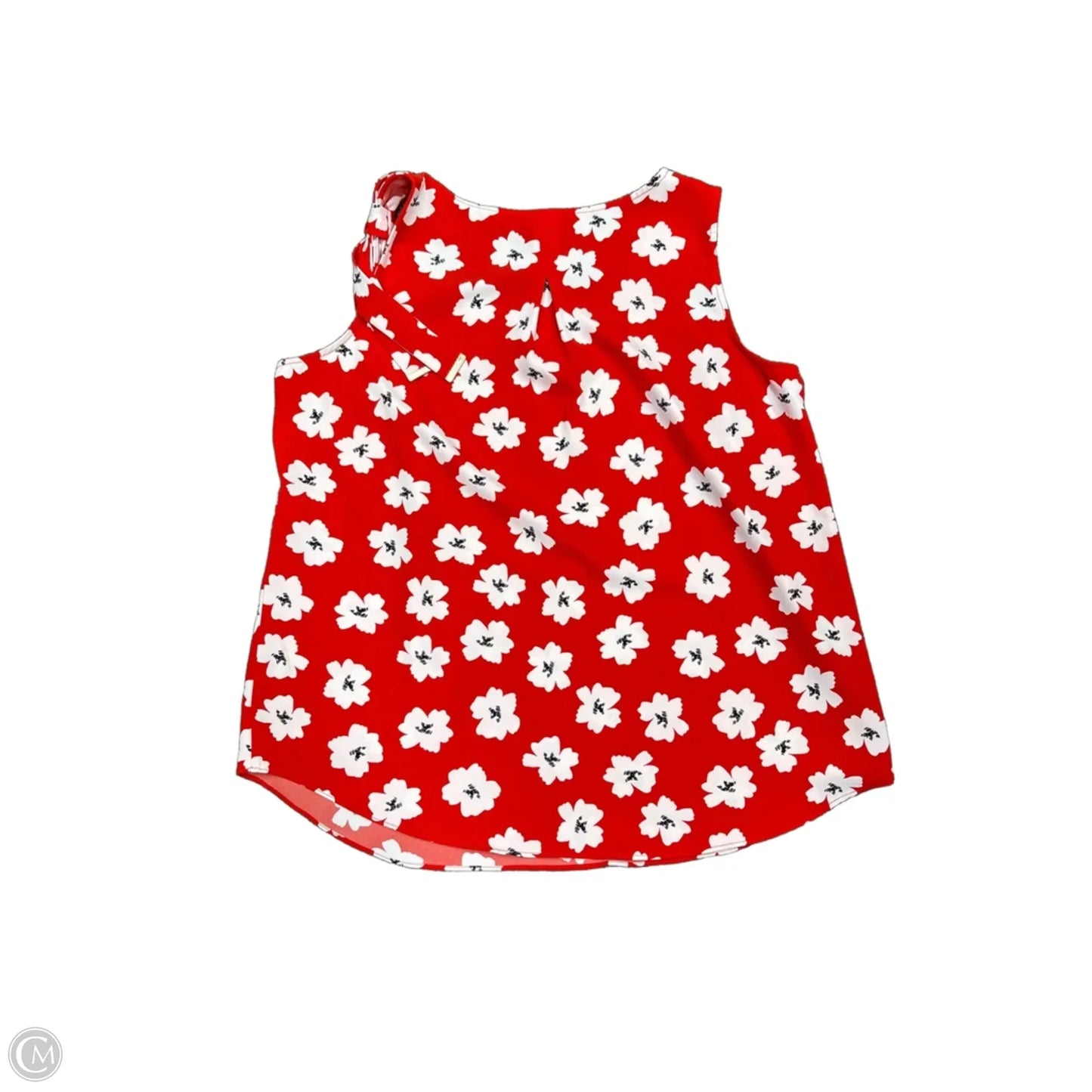 Top Sleeveless By Jones New York In Red, Size: L