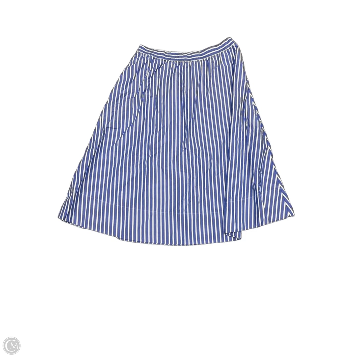 Skirt Maxi By Gap In Blue & White, Size: Xl