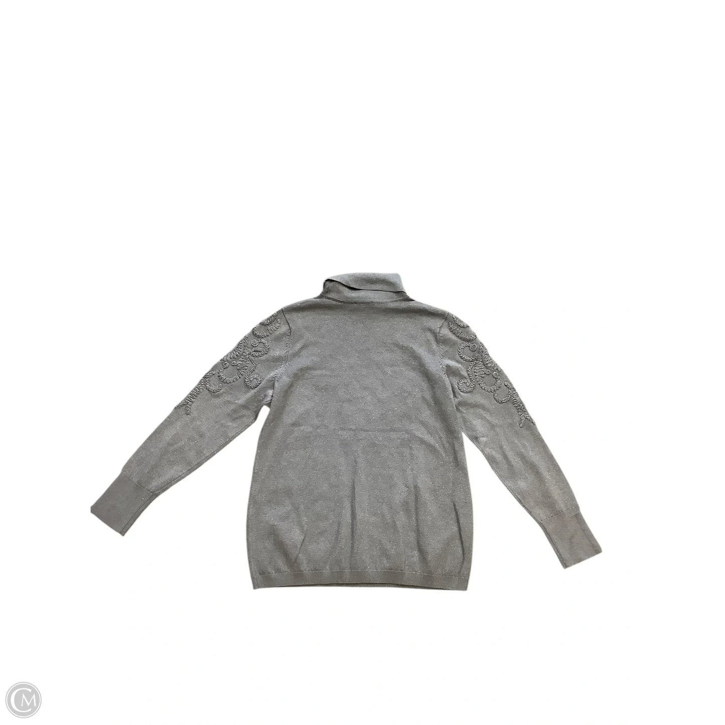 Sweater By Chicos In Grey, Size: M