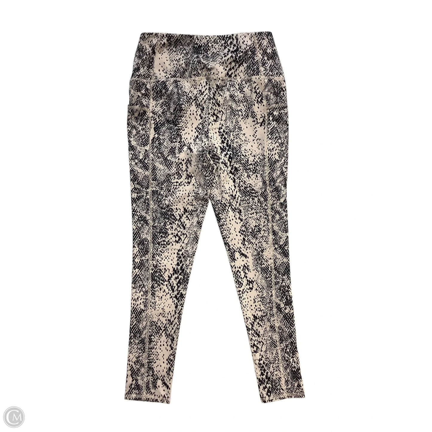 Athletic Leggings By Zenergy By Chicos In Snakeskin Print, Size: M