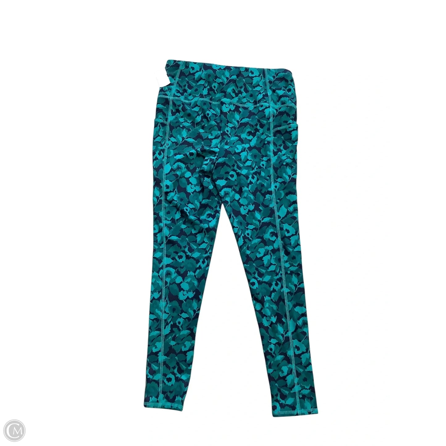 Athletic Leggings By Chicos In Teal, Size: M