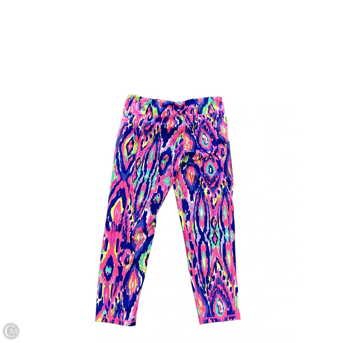 Pants Designer By Lilly Pulitzer In Blue & Pink, Size: L