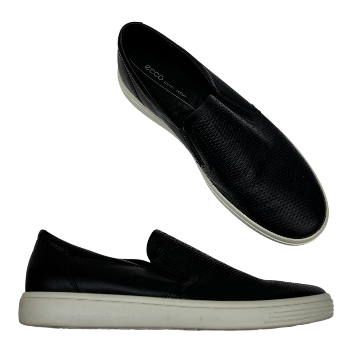 Shoes Flats By Ecco In Black, Size:12