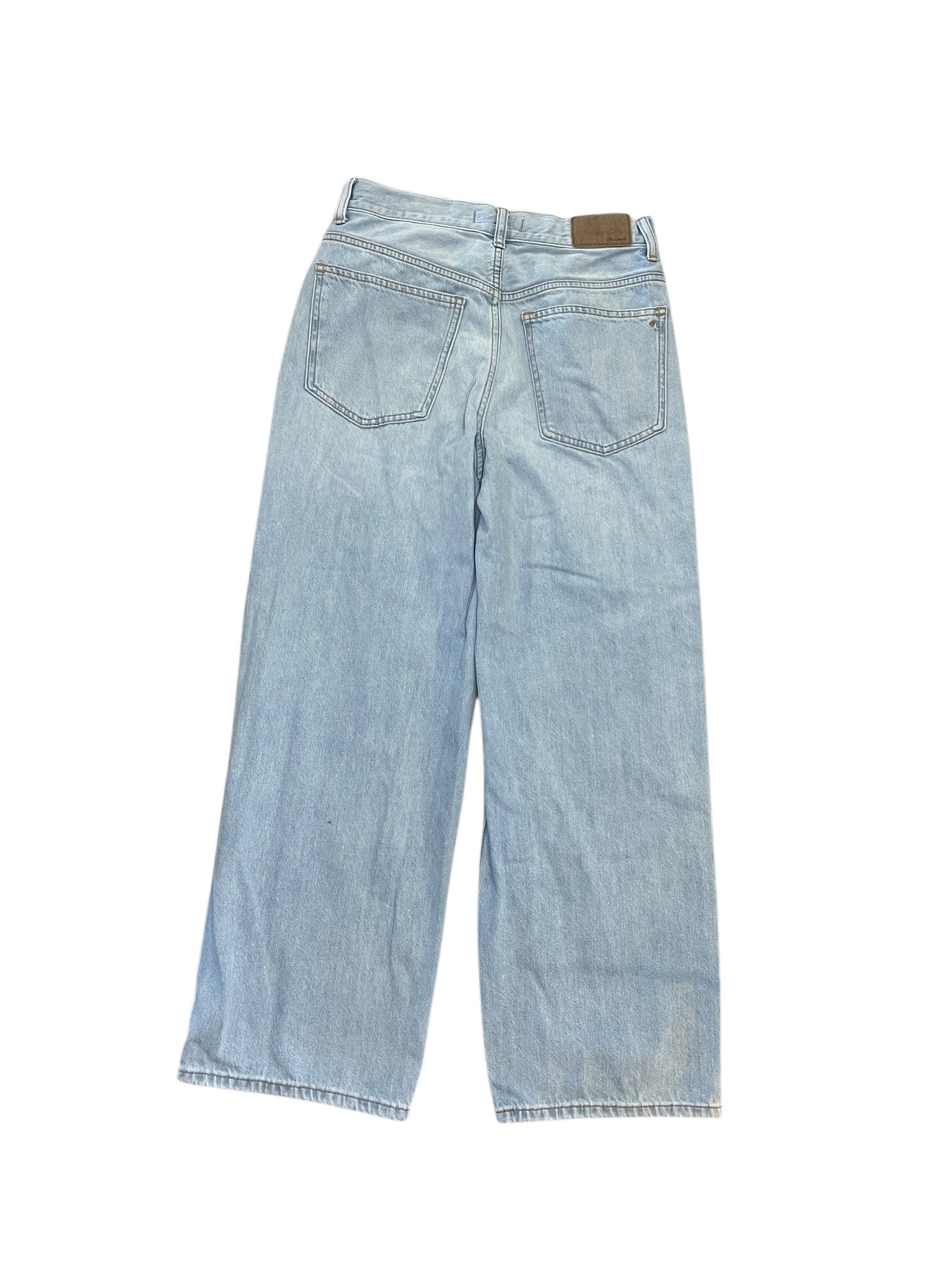 Jeans Wide Leg By Madewell In Blue Denim, Size:2