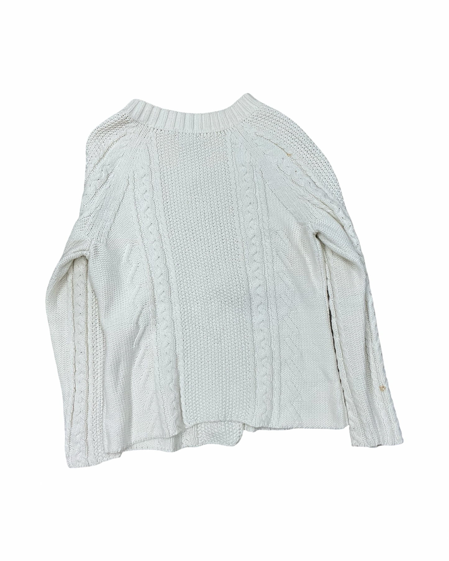 Sweater Cardigan By Jones New York In Cream, Size:Xl