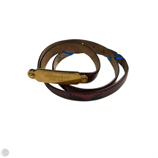 Belt Luxury Designer By Burberry