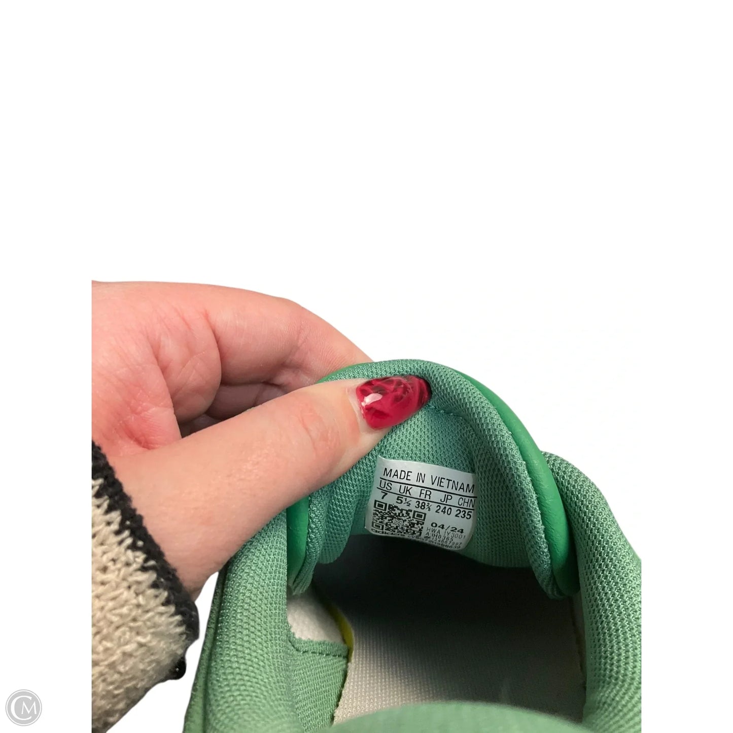 Shoes Athletic By Adidas In Green, Size: 7