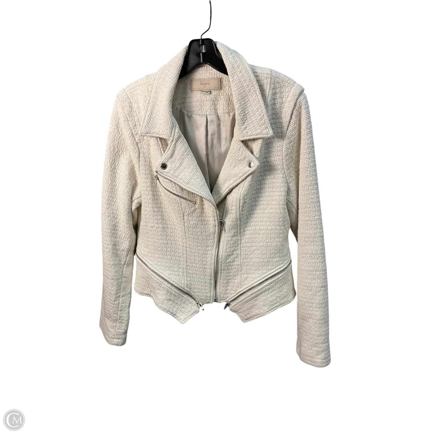Jacket Moto By Blanknyc In White, Size: Xl
