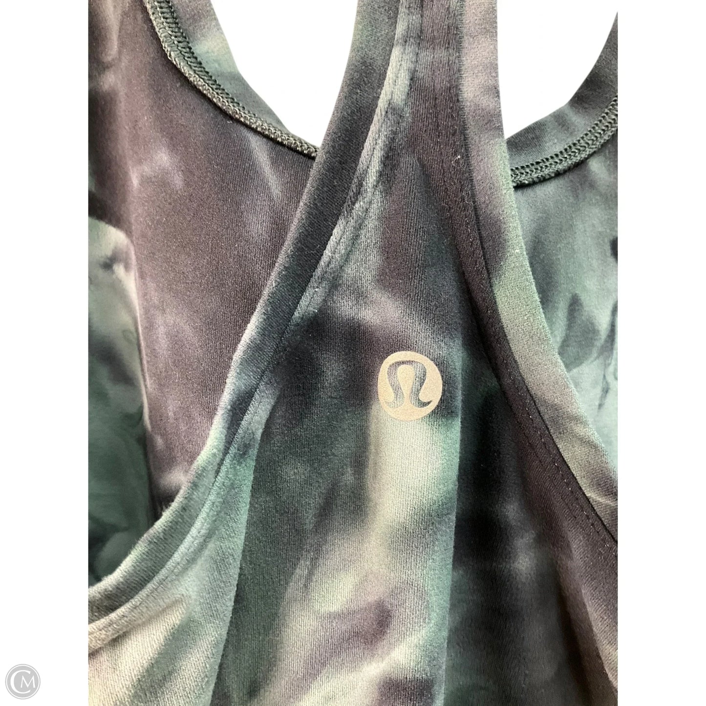 Athletic Tank Top By Lululemon In Tie Dye Print, Size: S