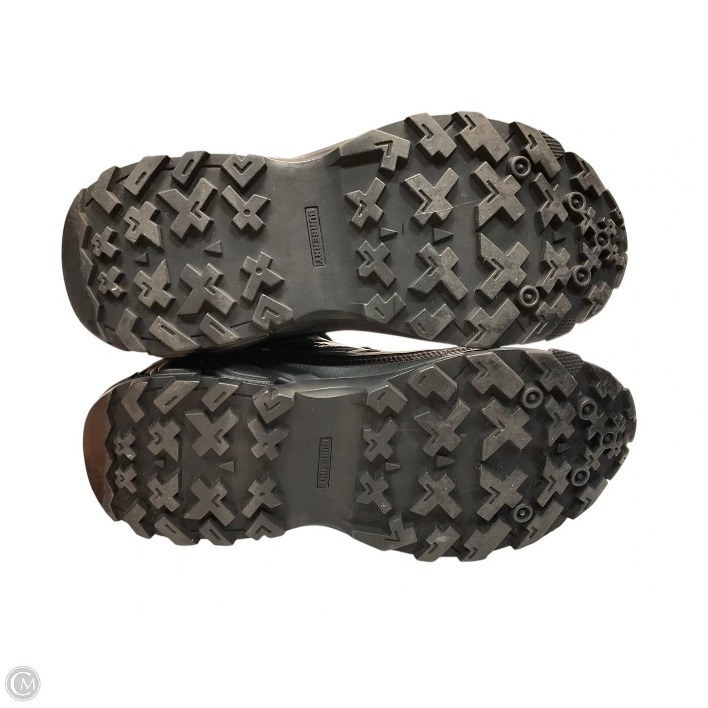 Shoes Luxury Designer By Burberry In Black, Size: 5