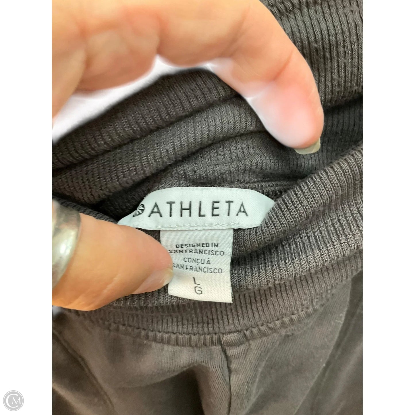 Athletic Pants By Athleta In Grey, Size: L