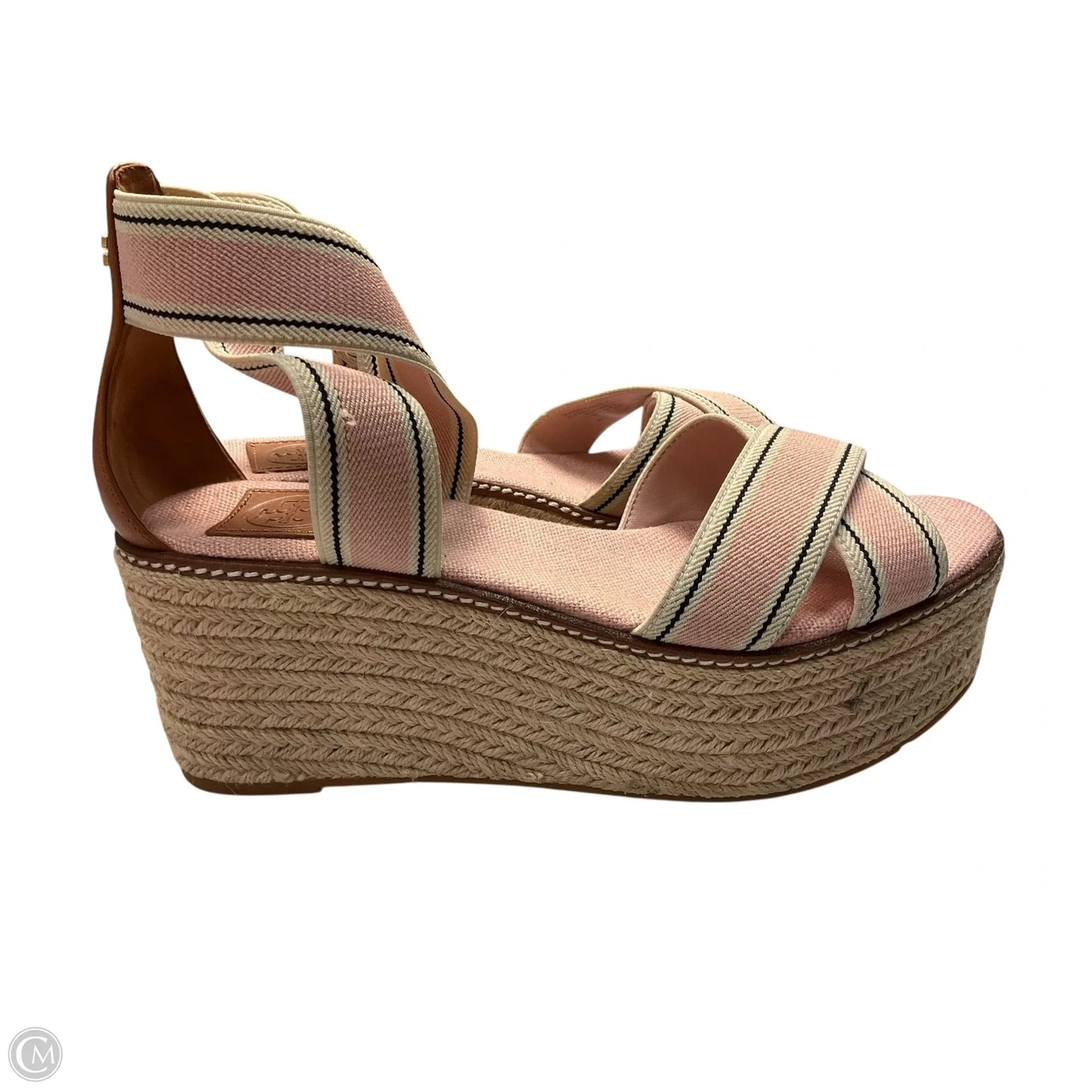 Sandals Designer By Tory Burch In Pink, Size: 7.5