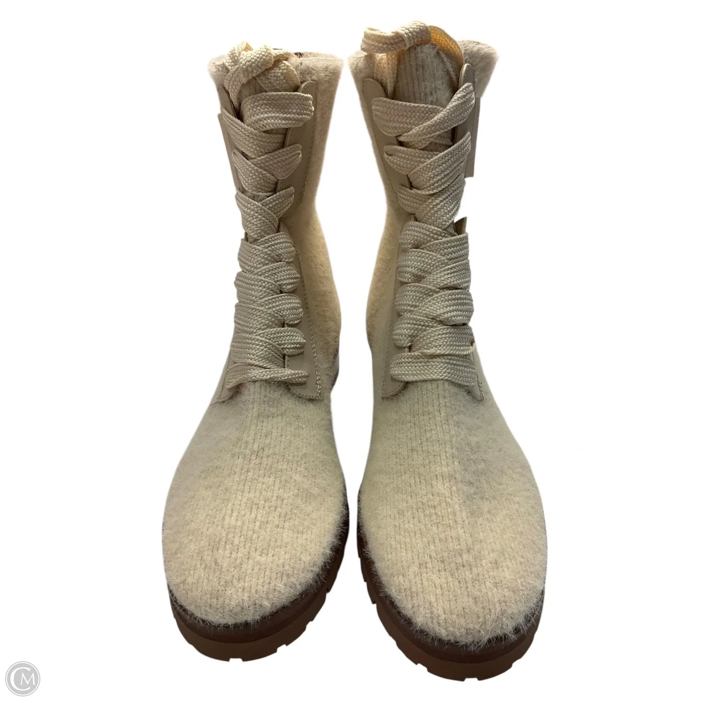 Boots Designer By Kate Spade In Cream, Size: 9