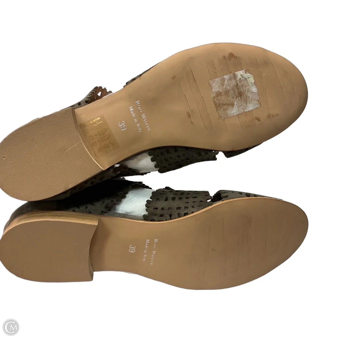 Sandals Flats By Nordstrom In Taupe, Size: 9