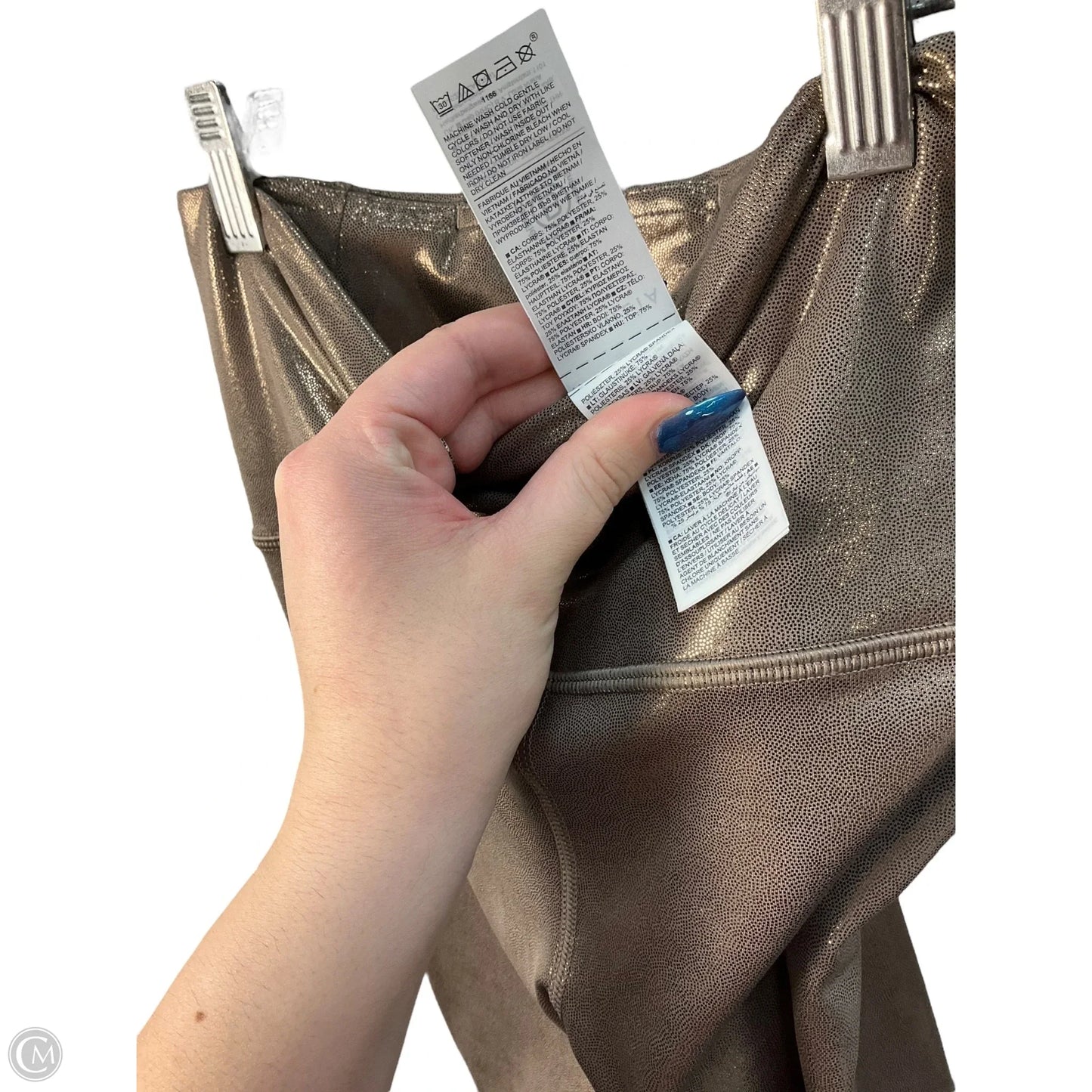 Athletic Leggings Capris By Athleta In Gold, Size: Xs