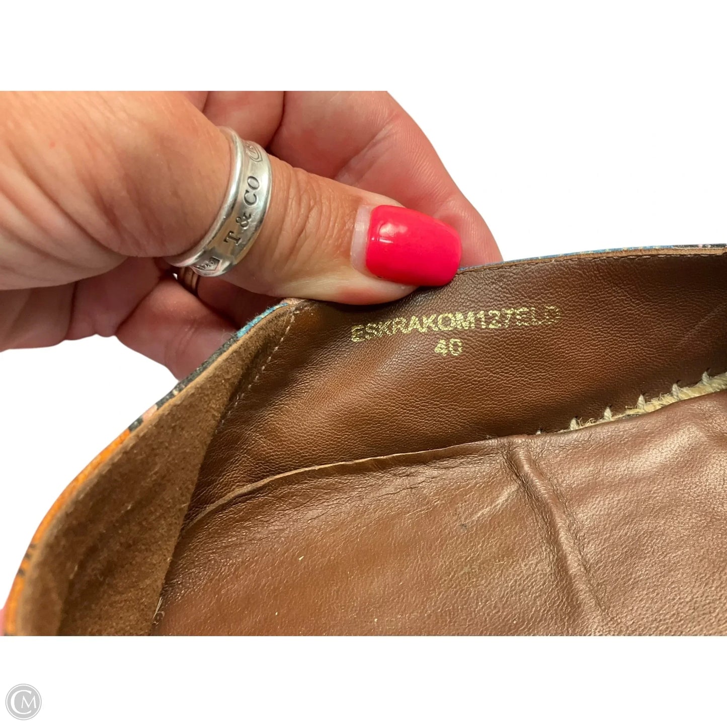 Shoes Luxury Designer By Burberry In Multi-colored, Size: 10