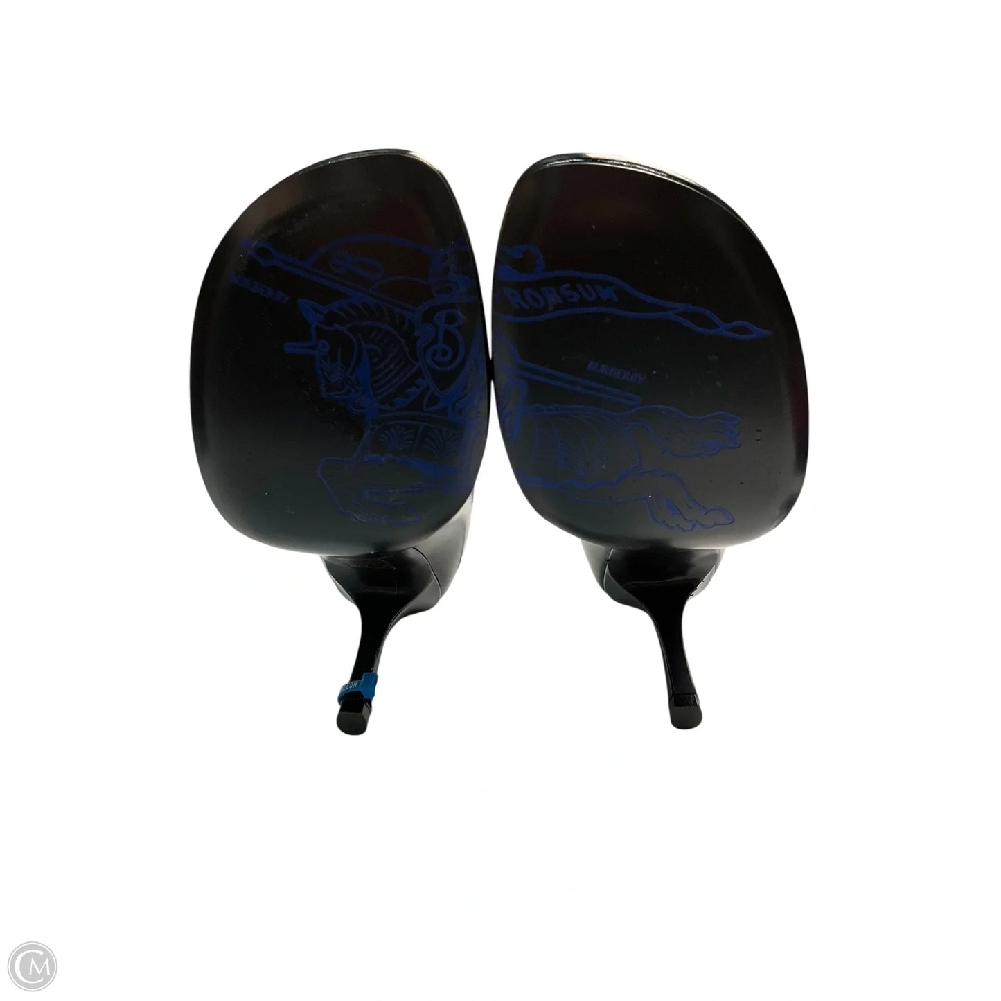 Shoes Luxury Designer By Burberry In Black, Size: 8.5